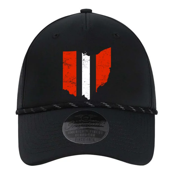 Ohio Cleveland Stripe Football Performance The Dyno Cap