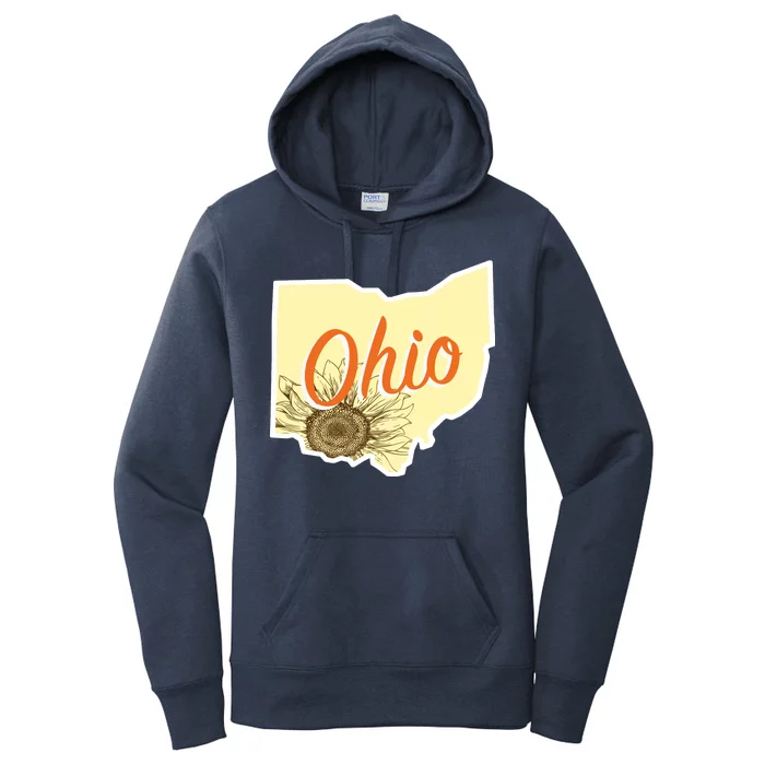 Ohio Floral Cute Flower Women's Pullover Hoodie