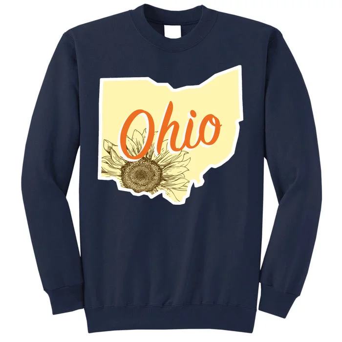 Ohio Floral Cute Flower Tall Sweatshirt