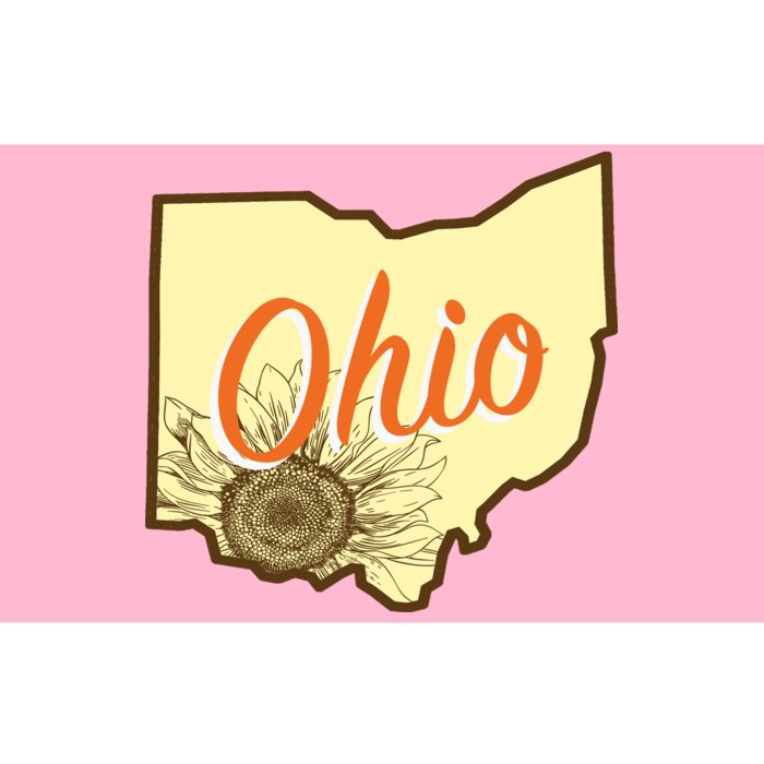 Ohio Floral Cute Flower Bumper Sticker