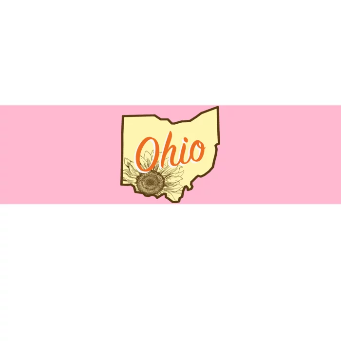 Ohio Floral Cute Flower Bumper Sticker