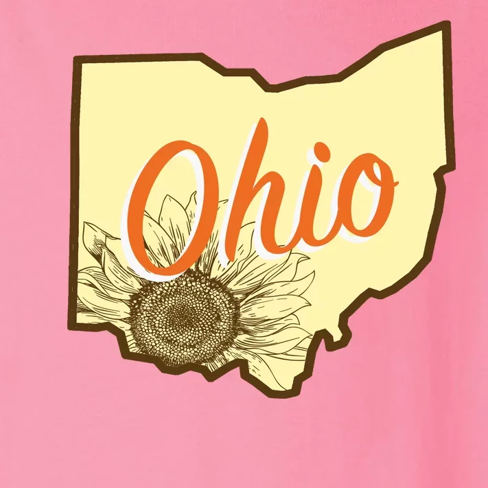 Ohio Floral Cute Flower Toddler Long Sleeve Shirt