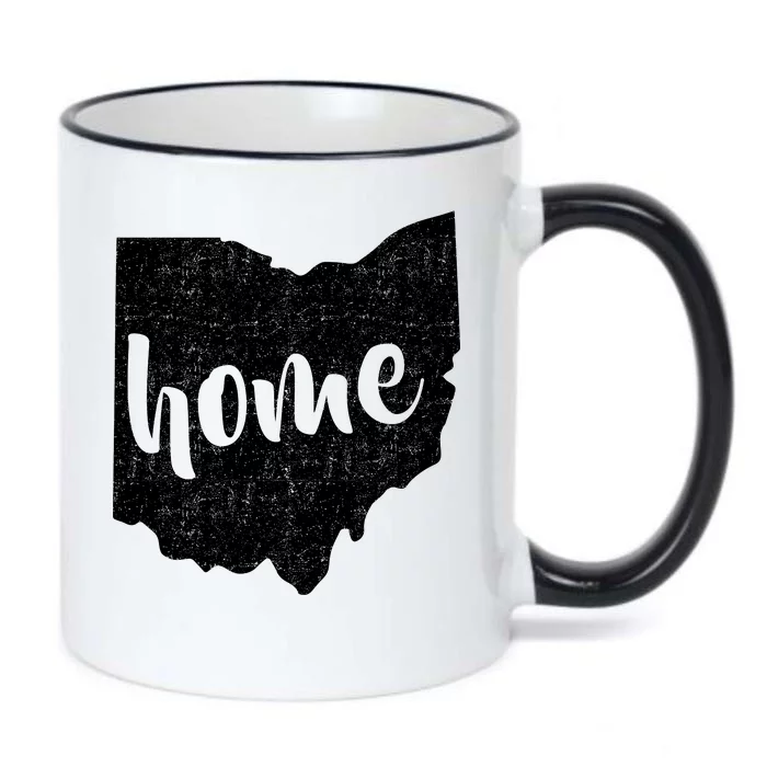 Ohio Home State Black Color Changing Mug