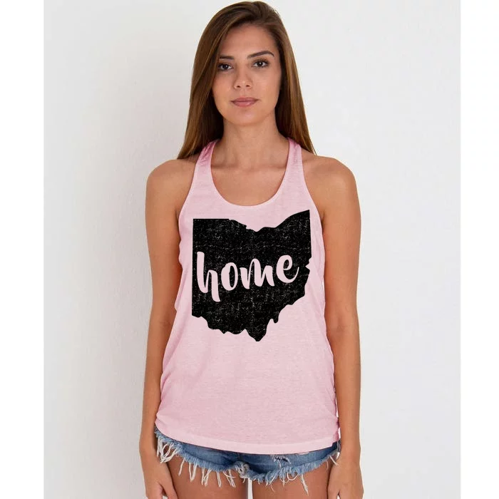 Ohio Home State Women's Knotted Racerback Tank