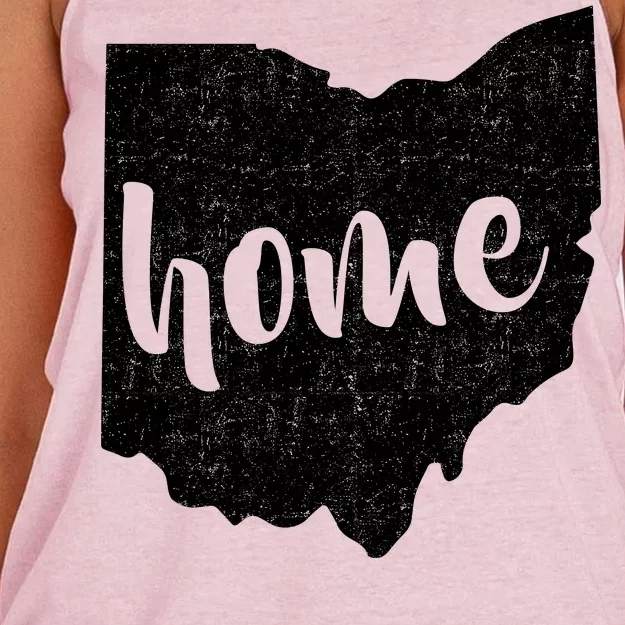 Ohio Home State Women's Knotted Racerback Tank