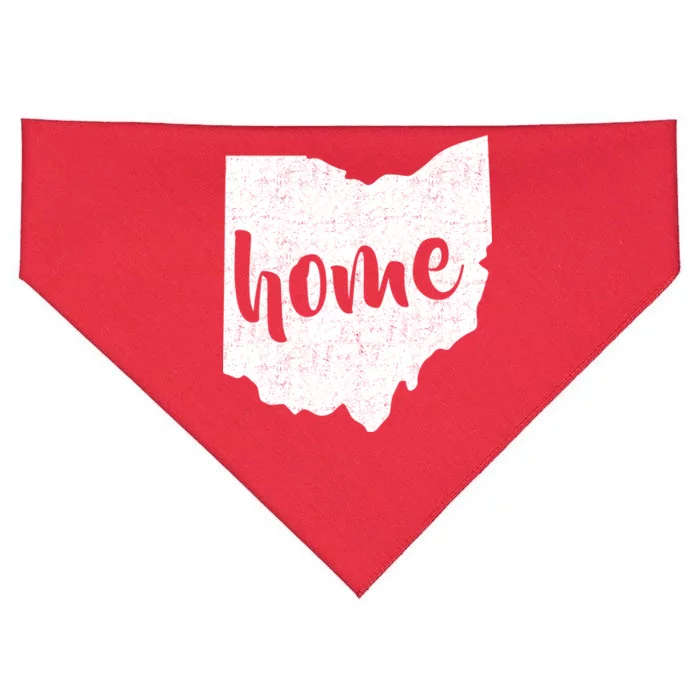 Ohio Home State USA-Made Doggie Bandana