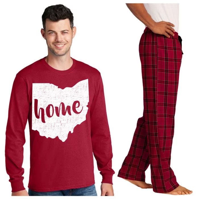 Ohio Home State Long Sleeve Pajama Set