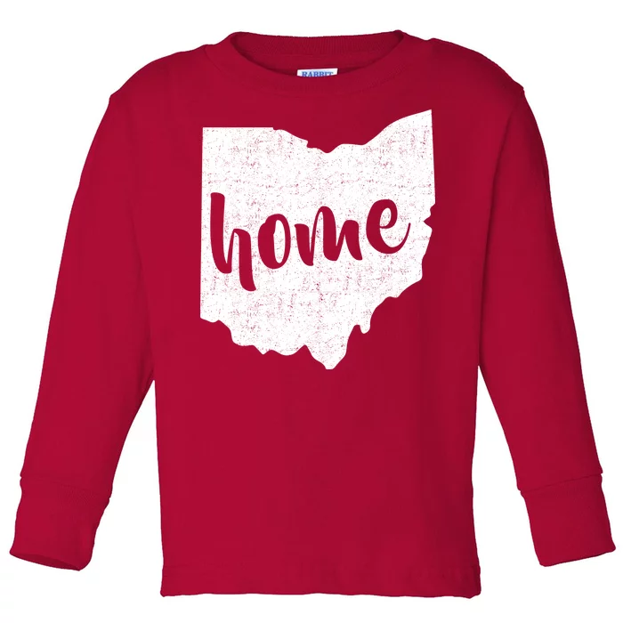 Ohio Home State Toddler Long Sleeve Shirt