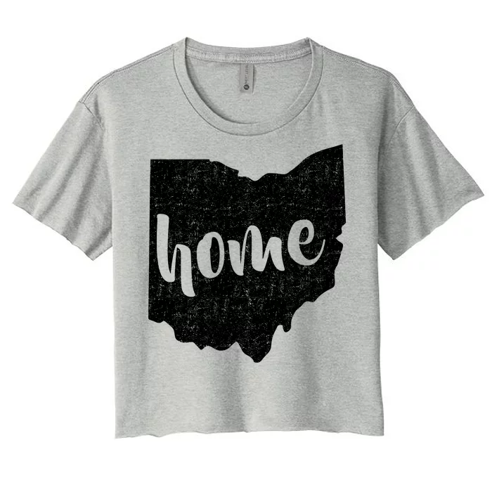 Ohio Home State Women's Crop Top Tee