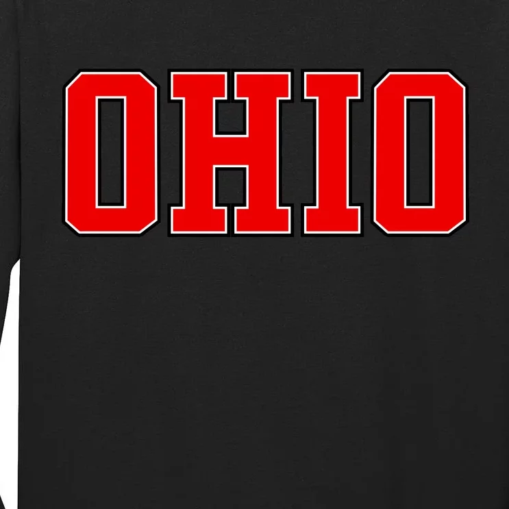 Ohio Jersey Block Logo Tall Long Sleeve T-Shirt