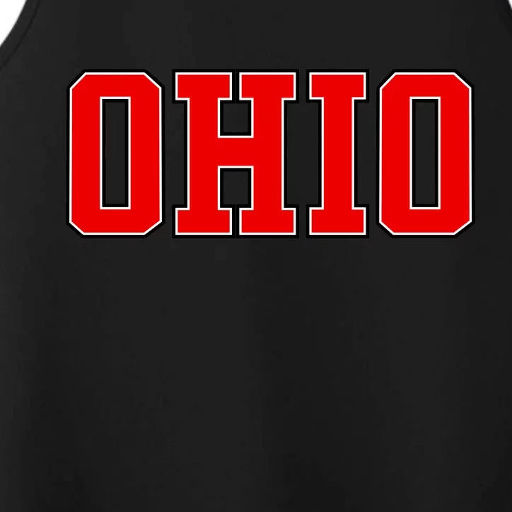 Ohio Jersey Block Logo Performance Tank