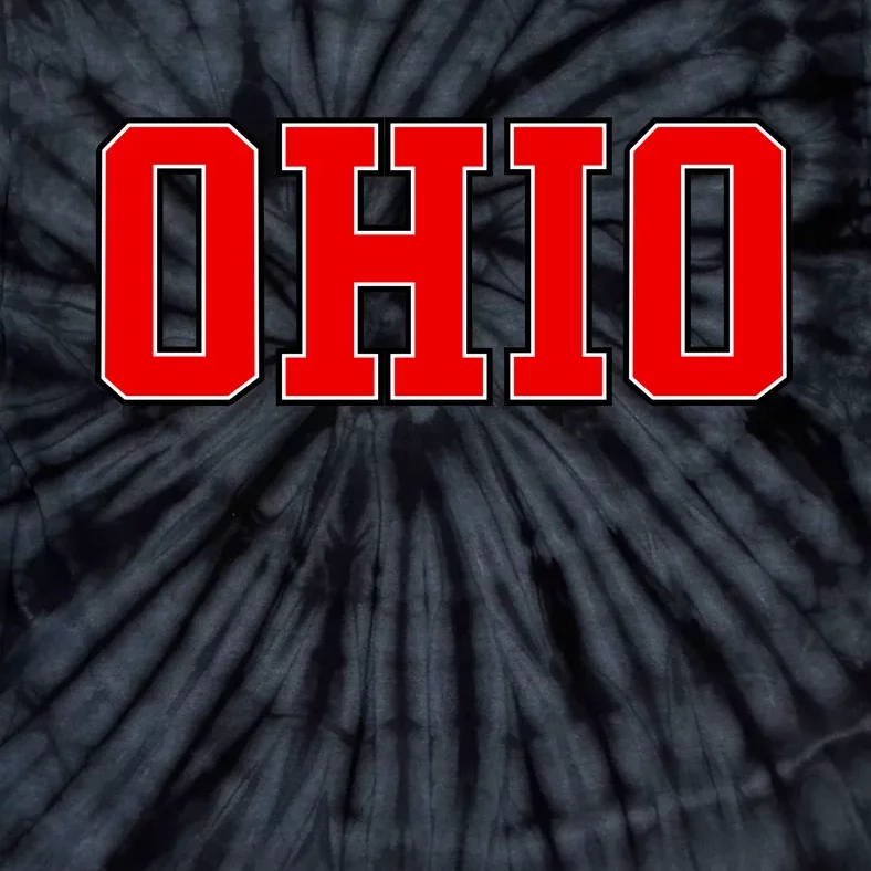 Ohio Jersey Block Logo Tie-Dye T-Shirt