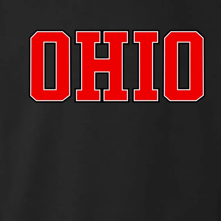 Ohio Jersey Block Logo Toddler Hoodie