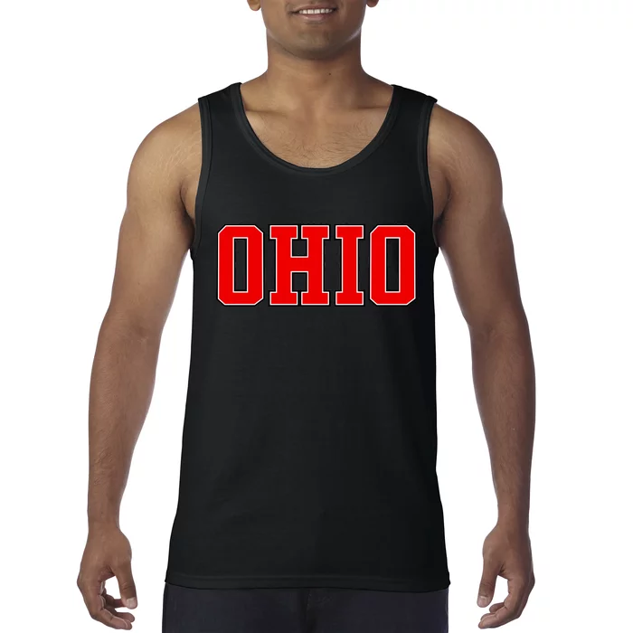 Ohio Jersey Block Logo Tank Top