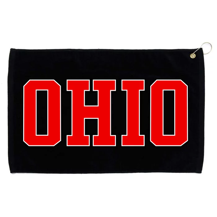 Ohio Jersey Block Logo Grommeted Golf Towel