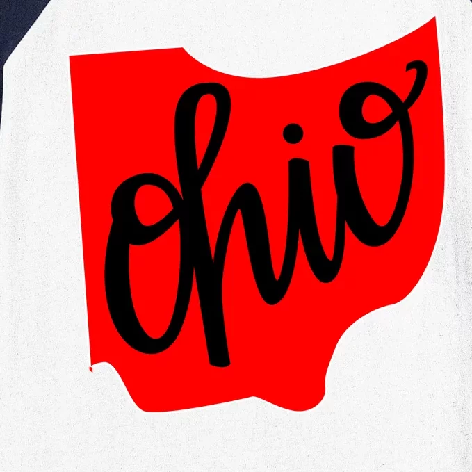 Ohio Outline State Baseball Sleeve Shirt