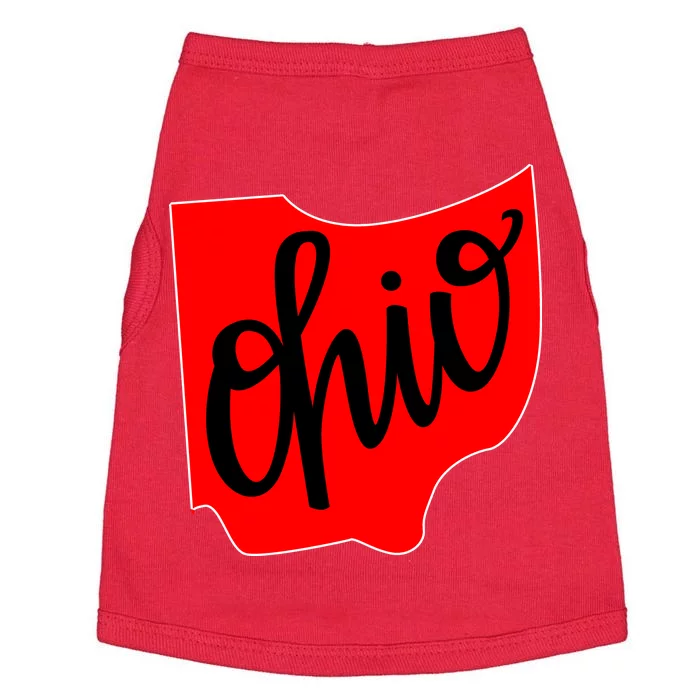 Ohio Outline State Doggie Tank