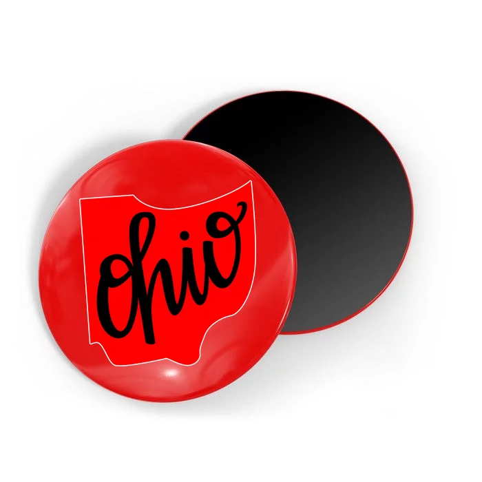 Ohio Outline State Magnet