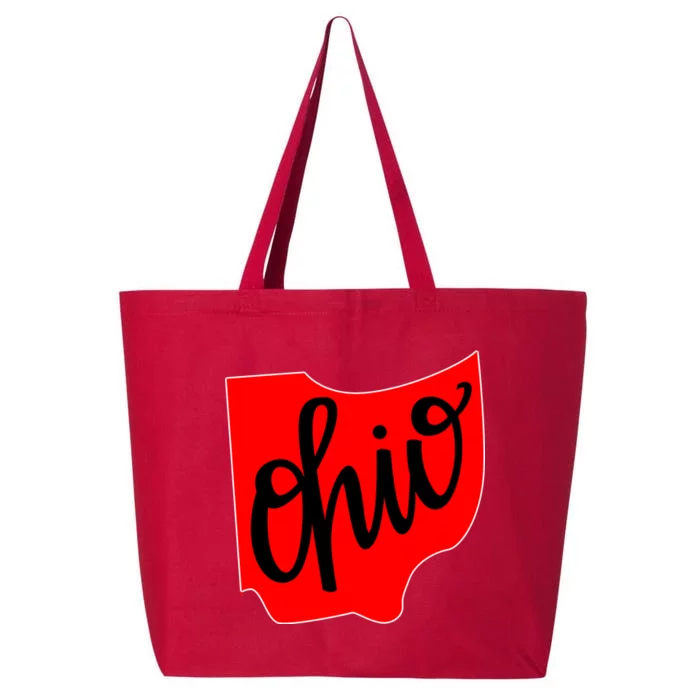 Ohio Outline State 25L Jumbo Tote