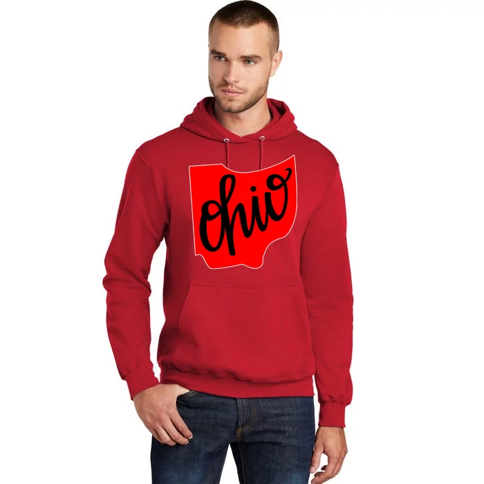 Ohio Outline State Tall Hoodie