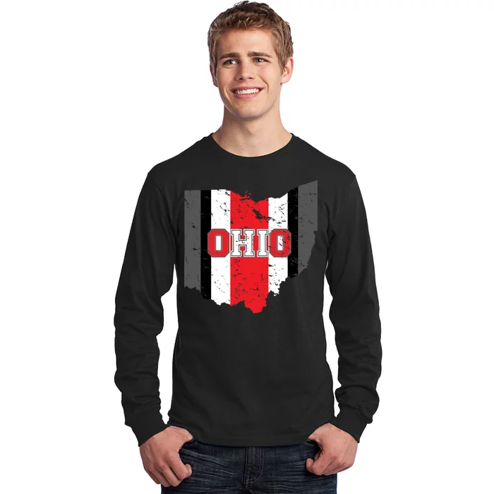 Ohio State Pride Striped Long Sleeve Shirt