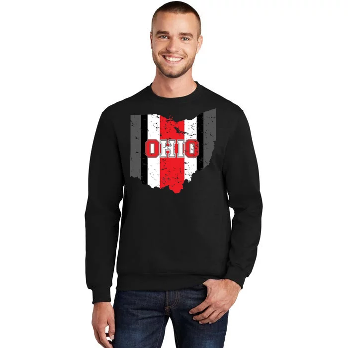 Ohio State Pride Striped Sweatshirt