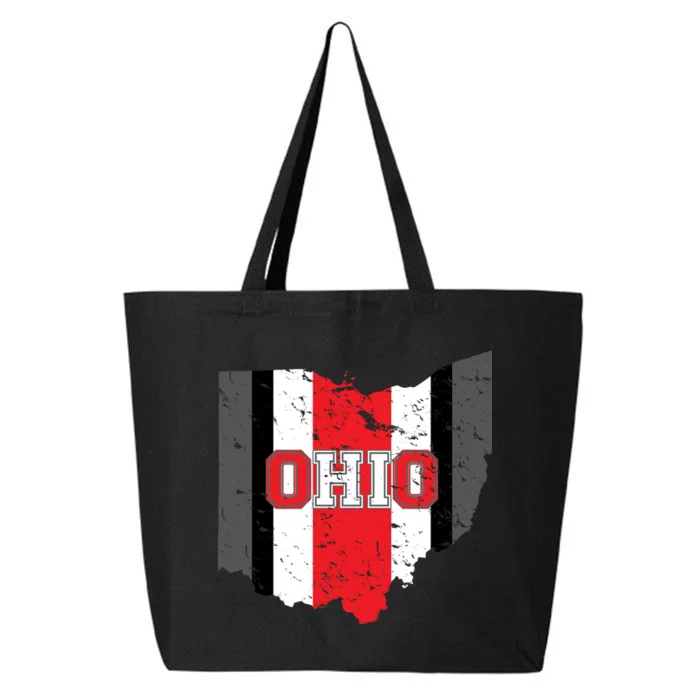 Ohio State Pride Striped 25L Jumbo Tote