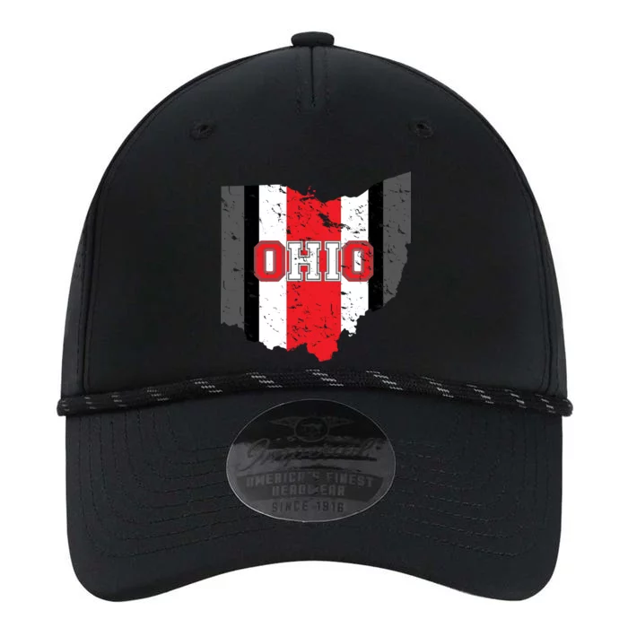 Ohio State Pride Striped Performance The Dyno Cap