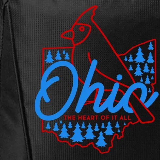 Ohio The Heart Of It All State Bird Cardinal City Backpack