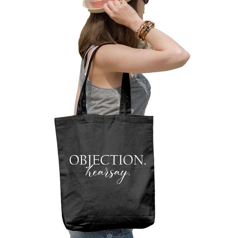 Objection Hearsay Johnny Depp Tote Bag