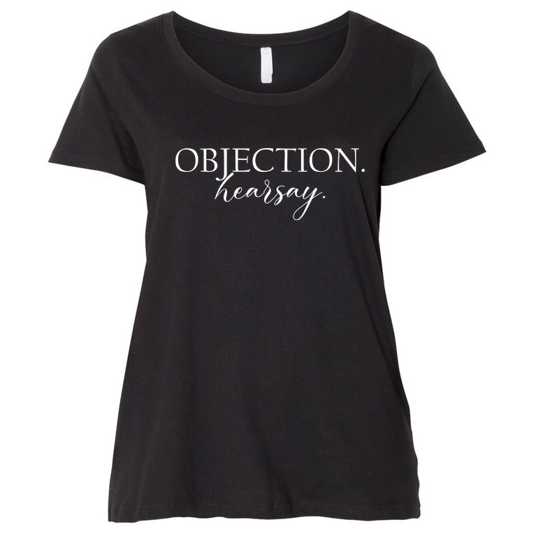 Objection Hearsay Johnny Depp Women's Plus Size T-Shirt