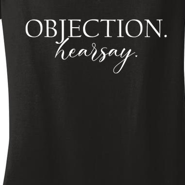 Objection Hearsay Johnny Depp Women's V-Neck T-Shirt
