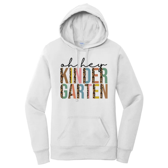 Oh Hey Kindergarten Back To School Women's Pullover Hoodie