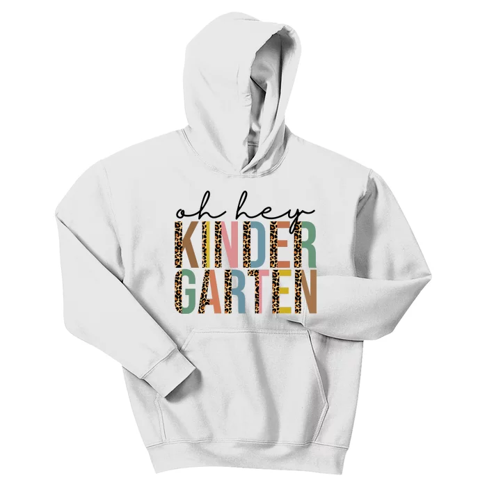 Oh Hey Kindergarten Back To School Kids Hoodie