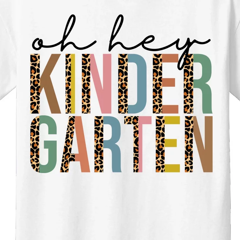 Oh Hey Kindergarten Back To School Kids T-Shirt