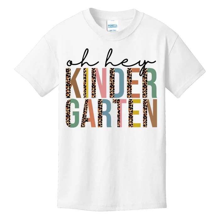 Oh Hey Kindergarten Back To School Kids T-Shirt