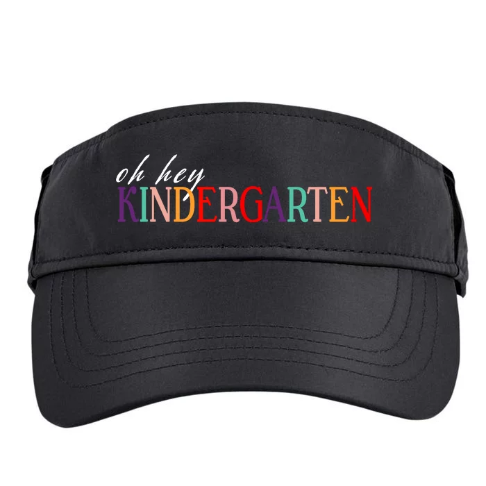 Oh Hey Kindergarten Adult Drive Performance Visor