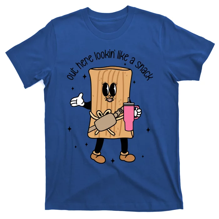 Out Here Lookin Like A Snack Christmas Tamale Funny Gift T-Shirt