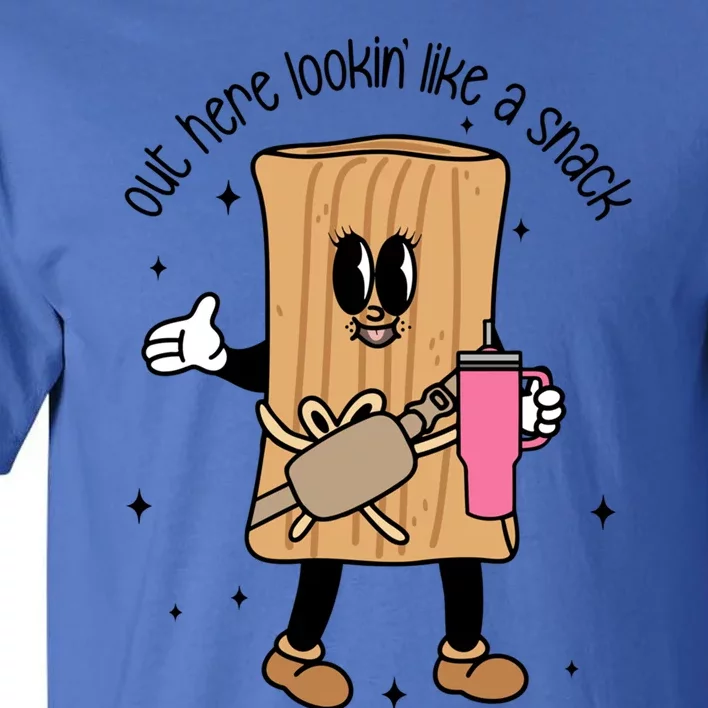 Out Here Lookin Like A Snack Christmas Tamale Funny Gift Tall T-Shirt