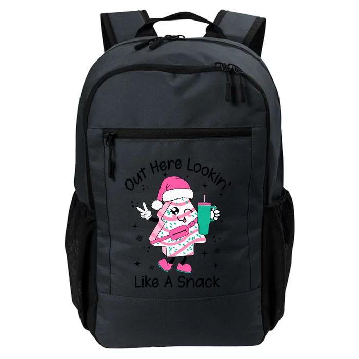 Out Here Looking Like A Snack Funny Christmas Cool Gift Daily Commute Backpack