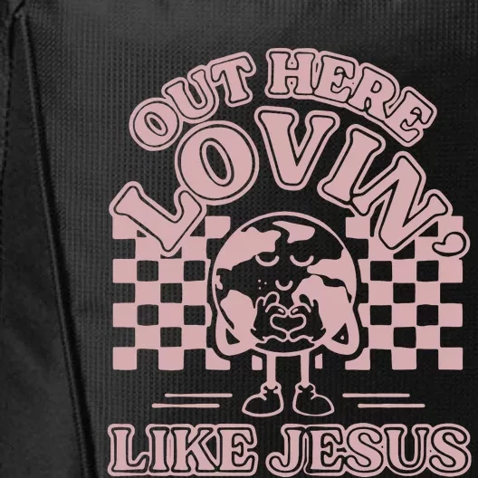 Out Here Lovin Like Jesus City Backpack