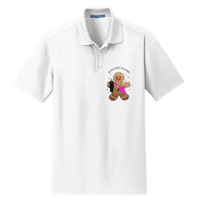 out here looking like a snack gingerbread man Dry Zone Grid Performance Polo