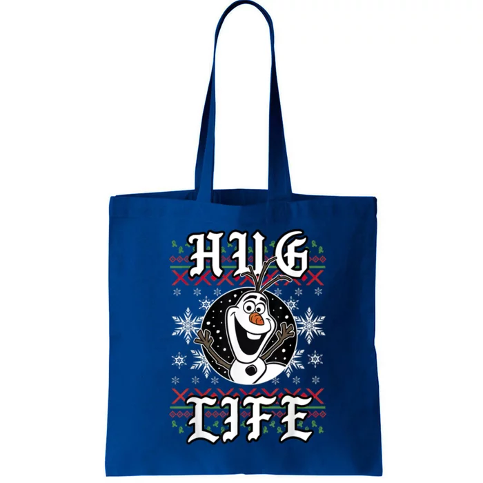 Olaf Hug Life Ugly Christmas Sweater Style Tote Bag