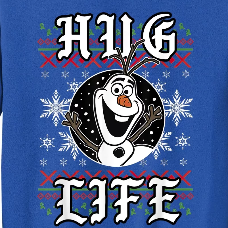 Olaf Hug Life Ugly Christmas Sweater Style Tall Sweatshirt