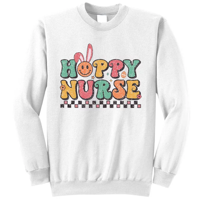 One Hoppy L&D Nicu Icu Picu Cardiac Nurse Easter Sweatshirt