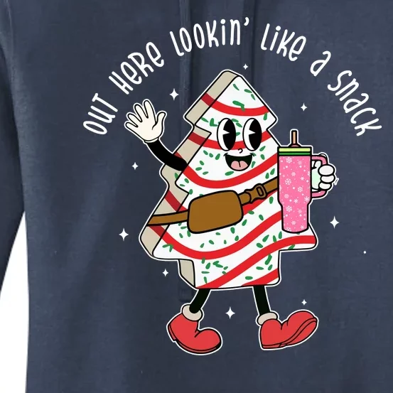 Out Here Lookin Like A Snack Christmas Funny Women's Pullover Hoodie