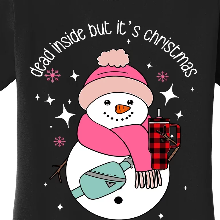 Out Here Looking Like A Snack Cute Boo Jee Xmas Snowman Women's T-Shirt