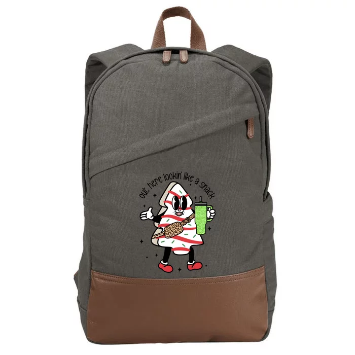 Out Here Lookin Like A Snack Cotton Canvas Backpack