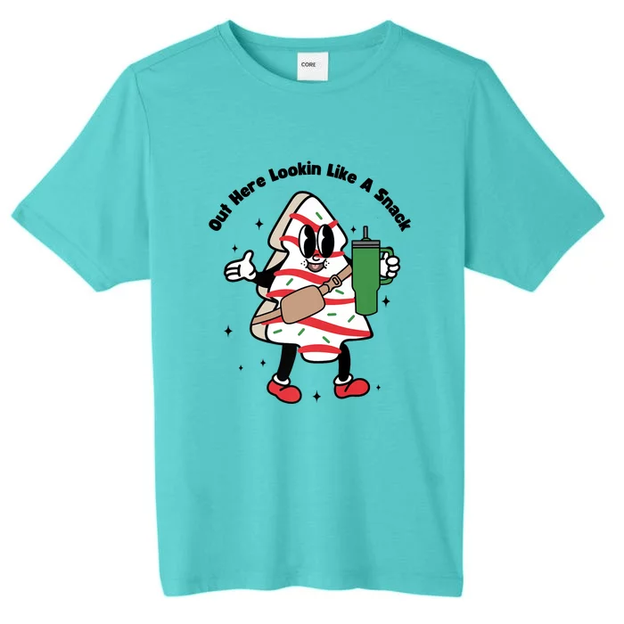 Out Here Lookin Like A Snack Christmas ChromaSoft Performance T-Shirt