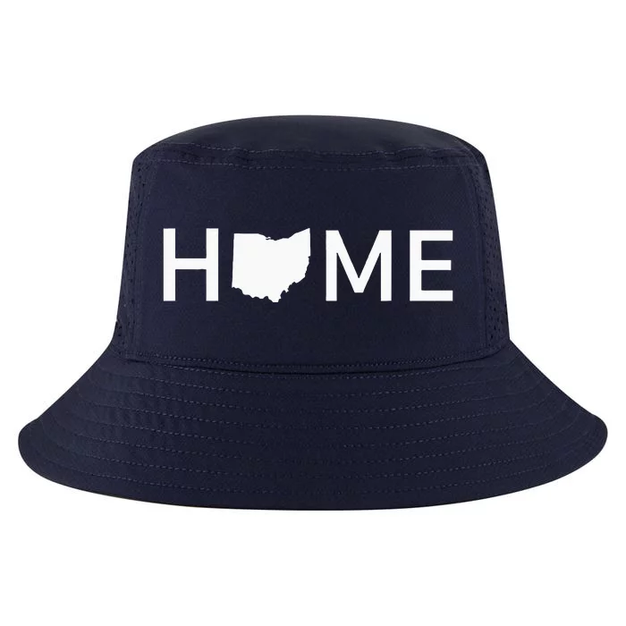 Ohio Home Love U.S. State Outline Silhouette Cool Comfort Performance Bucket Hat